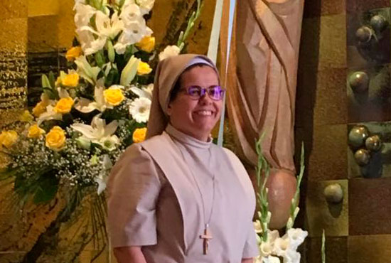 Profesión perpetua Esther Fuentes, 2018, Pureza de María